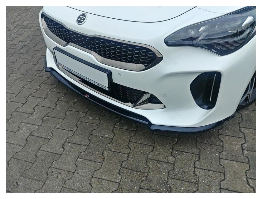 Splitter Kia Stinger I GT GT-Line przód v.1 Gloss Black