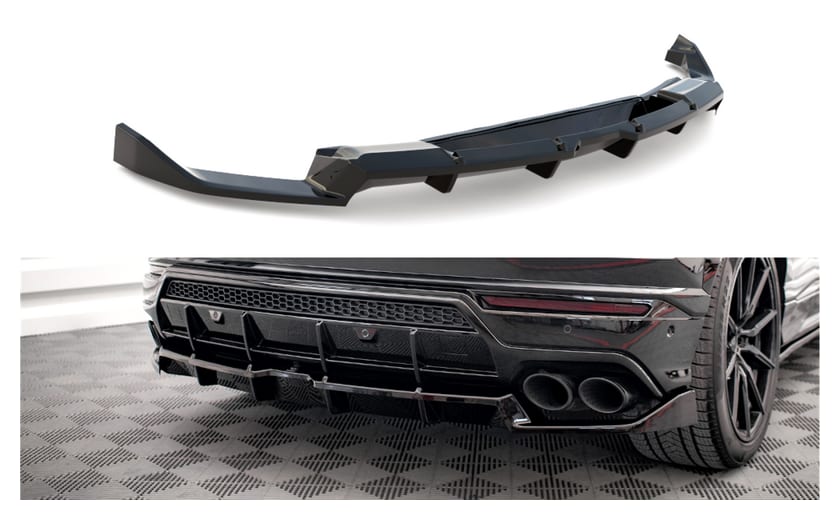 Splitter Lamborghini Urus I Tył Środkowy z Dyfuzorem