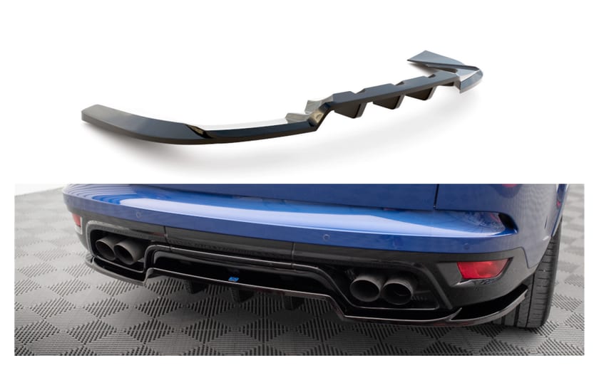 Splitter Land Rover Range Rover Sport SVR II Tył Środkowy z Dyfuzorem Gloss Black