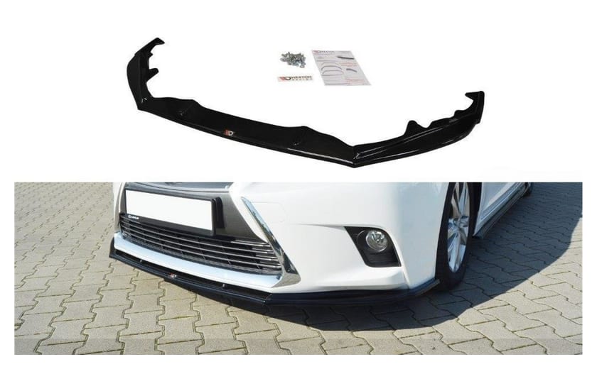 Splitter Lexus CT I Facelift przód v.1 Gloss Black