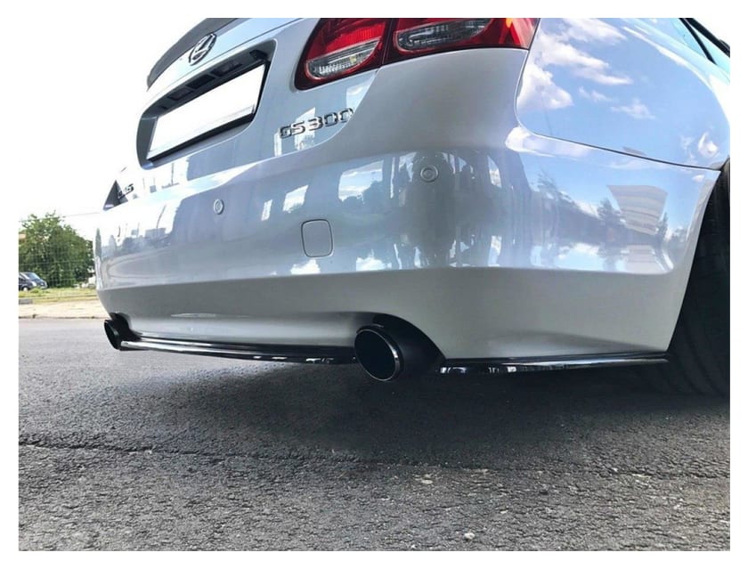 Splitter Lexus GS 300 III Facelift Tył Środkowy Bez Dyfuzora Gloss Black