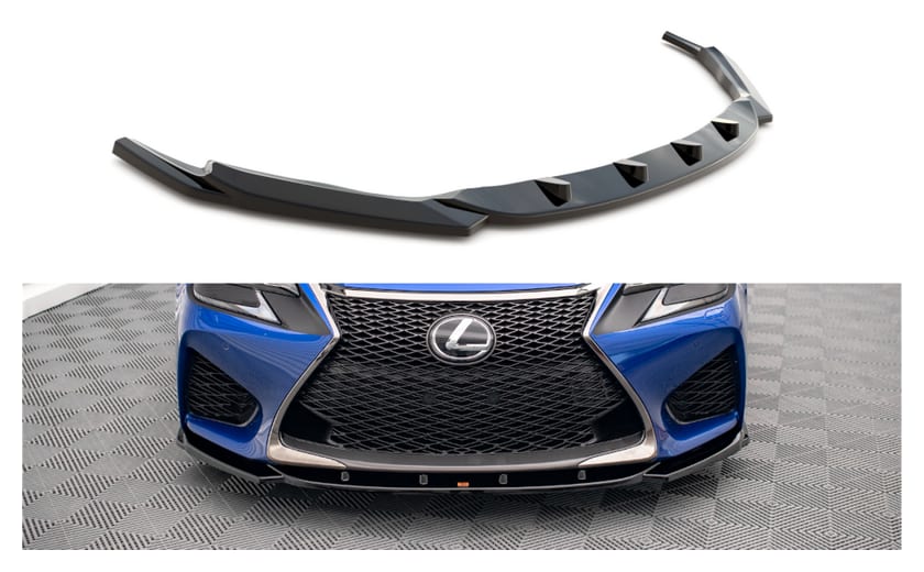 Splitter Lexus GS F IV Facelift przód v.2 Gloss Black