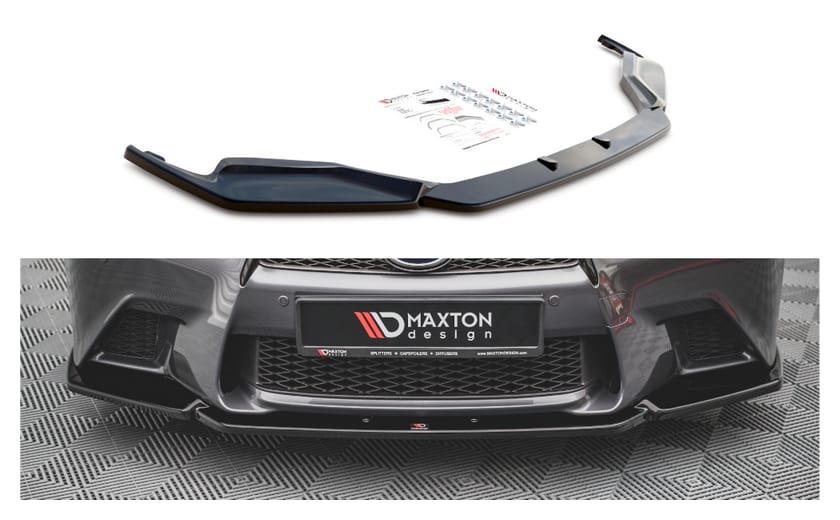 Splitter Lexus GS F Sport IV (L10) przód v.1 Gloss Black