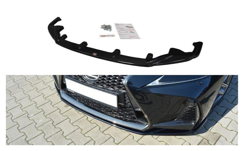 Splitter Lexus IS III Facelift F-Sport przód v.1 Gloss Black