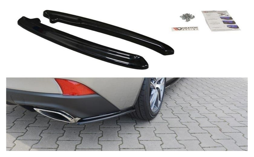 Splitter Lexus IS III Facelift T Tył Boczne Gloss Black