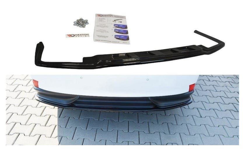 Splitter Lexus IS III H Tył Środkowy Bez Dyfuzora Gloss Black