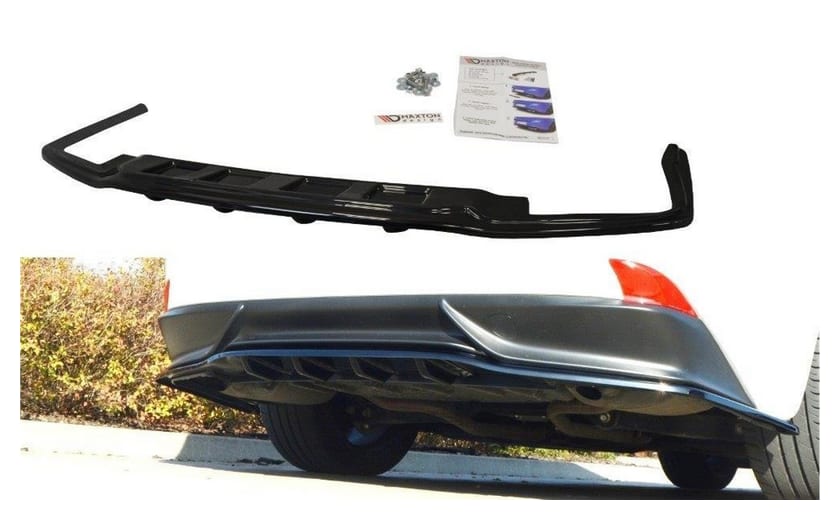 Splitter Lexus IS III H Tył Środkowy z Dyfuzorem Gloss Black
