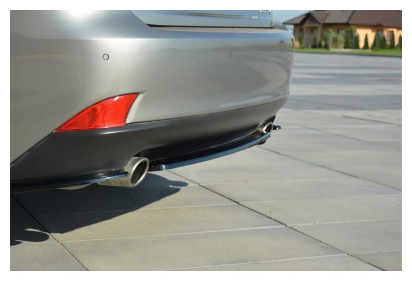 Splitter Lexus IS III T Tył Środkowy Bez Dyfuzora Gloss Black