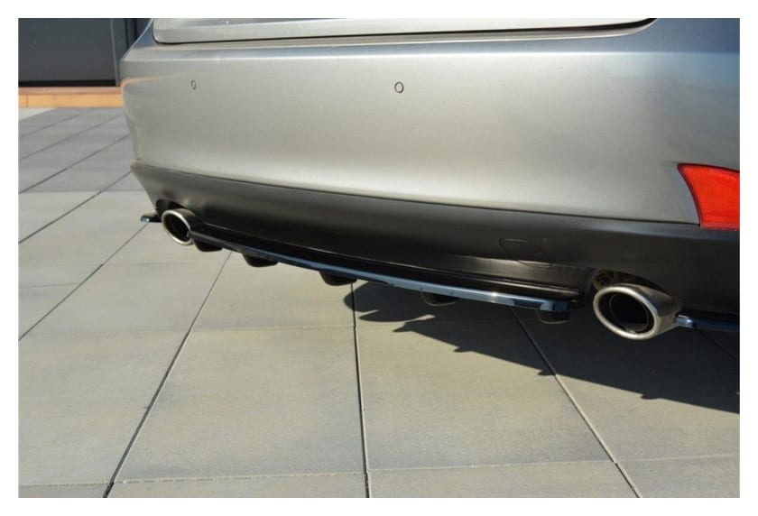 Splitter Lexus IS III T Tył Środkowy z Dyfuzorem Gloss Black