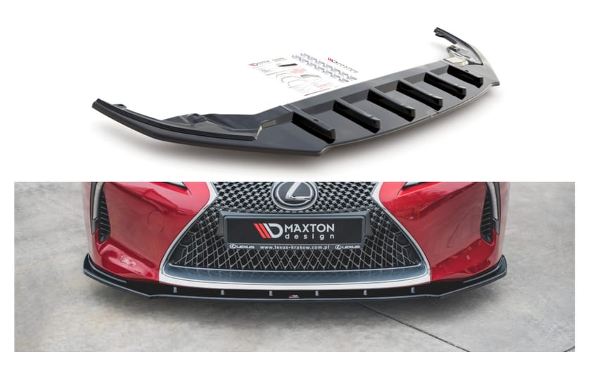 Splitter Lexus LC 500 przód v.1 Gloss Black