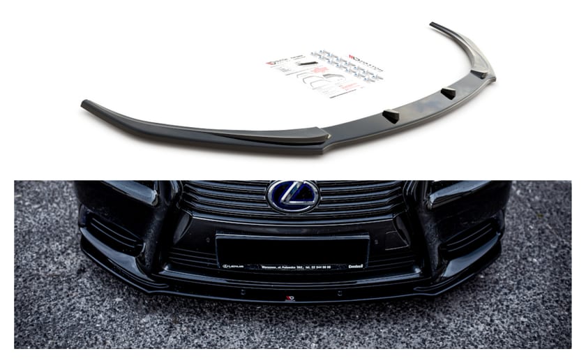 Splitter Lexus LS IV Facelift przód Gloss Black