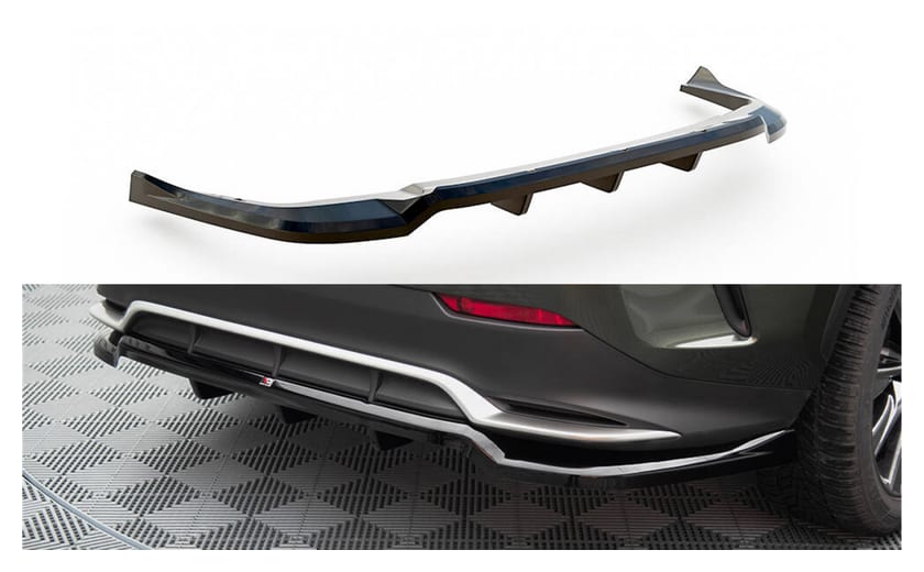 Splitter Lexus NX F-Sport II Tył Środkowy z Dyfuzorem