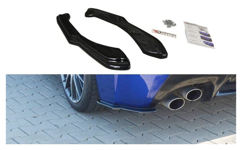 Splitter Lexus RC F Tył Boczne Gloss Black