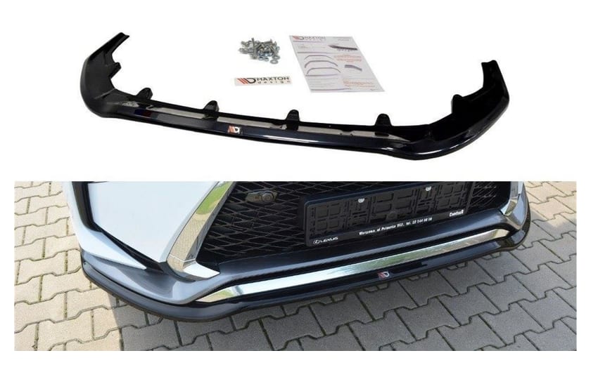 Splitter Lexus RX IV F-Sport przód v.1 Gloss Black