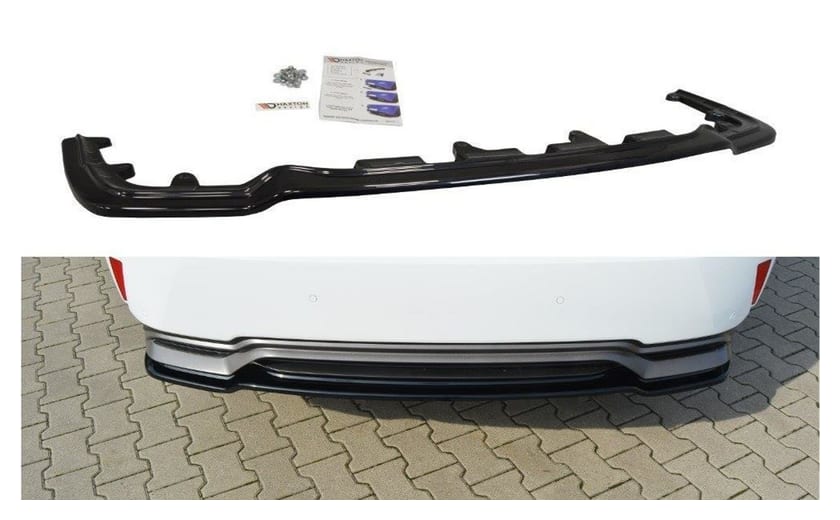 Splitter Lexus RX IV H Tył Środkowy Bez Dyfuzora Gloss Black