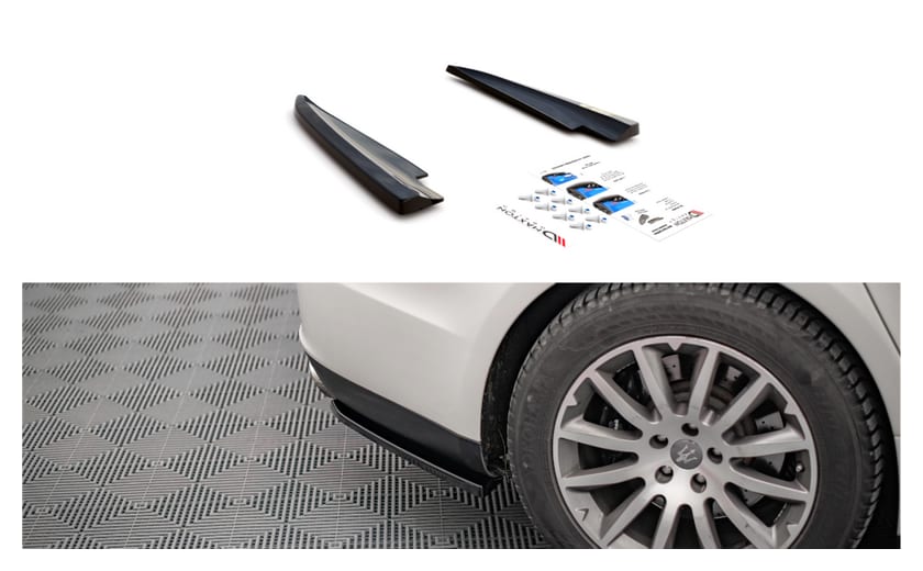 Splitter Maserati Ghibli III Tył Boczne Gloss Black
