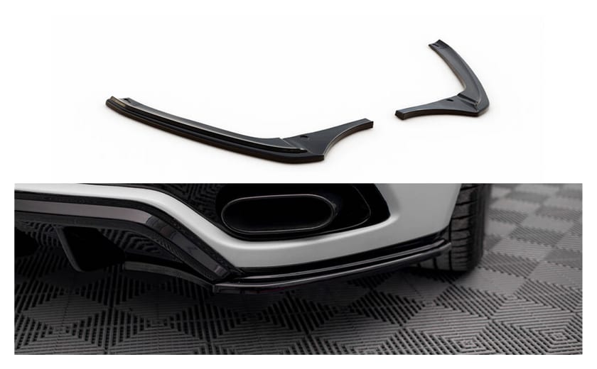 Splitter Maserati Granturismo I Tył Boczne v.2 Gloss Black