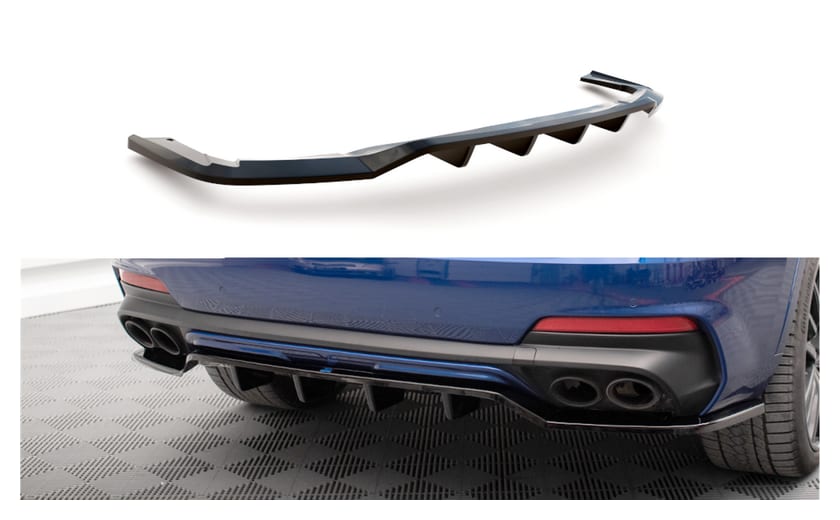Splitter Maserati Levante GTS I Tył Środkowy z Dyfuzorem Gloss Black