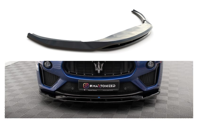 Splitter Maserati Levante GTS Trofeo I przód Gloss Black