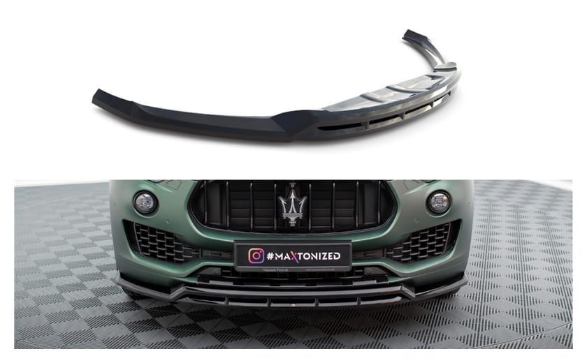Splitter Maserati Levante I przód v.2 Gloss Black