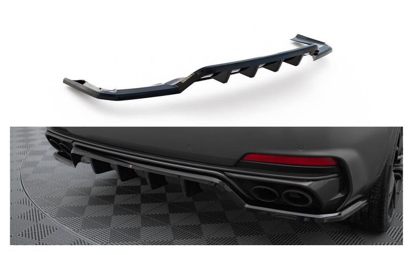 Splitter Maserati Levante Trofeo I Tył Środkowy z Dyfuzorem