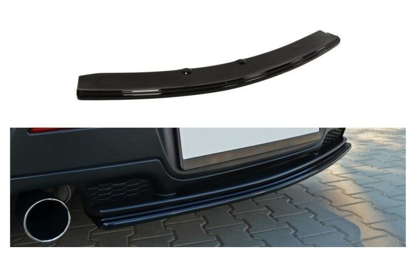 Splitter Mazda 3 I MPS Tył Środkowy Bez Dyfuzora Gloss Black