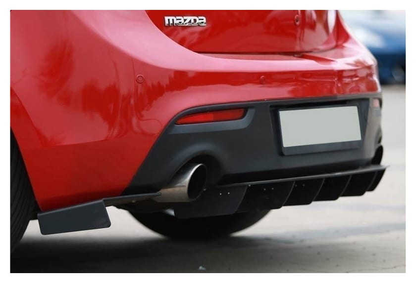 Splitter Mazda 3 II MPS Tył Boczne