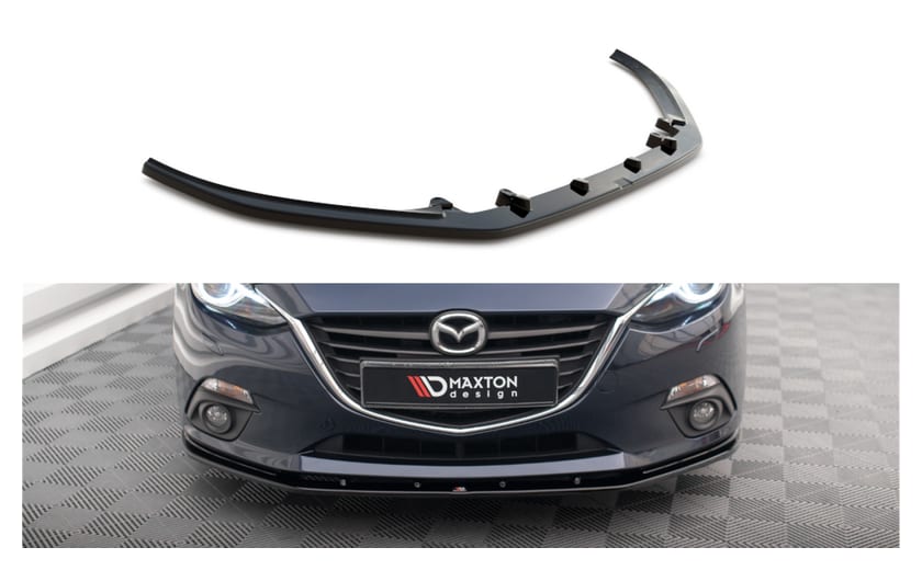 Splitter Mazda 3 III przód Gloss Black