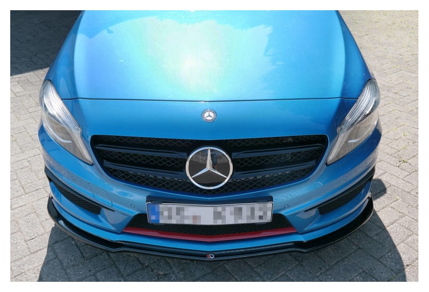 Splitter Mercedes-Benz A W176 AMG-LINE przód Gloss Black