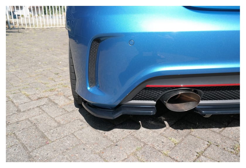 Splitter Mercedes-Benz A W176 AMG-LINE Tył Boczne Gloss Black