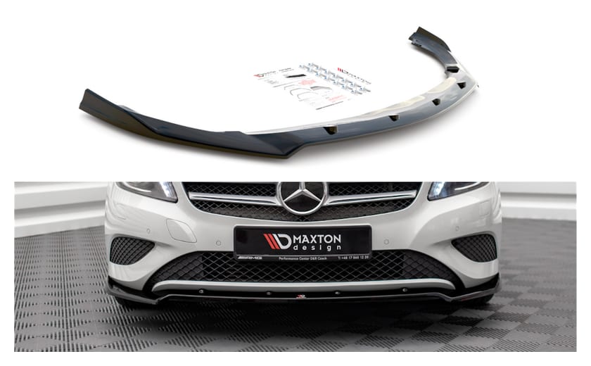 Splitter Mercedes-Benz A W176 przód v.2 Gloss Black