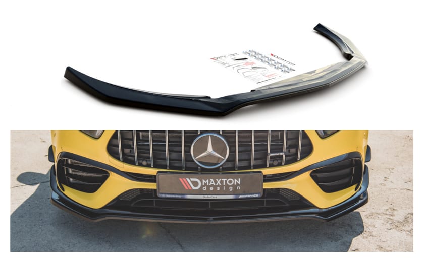 Splitter Mercedes-Benz A W177 A45 S Aero Pack przód v.1 Gloss Black