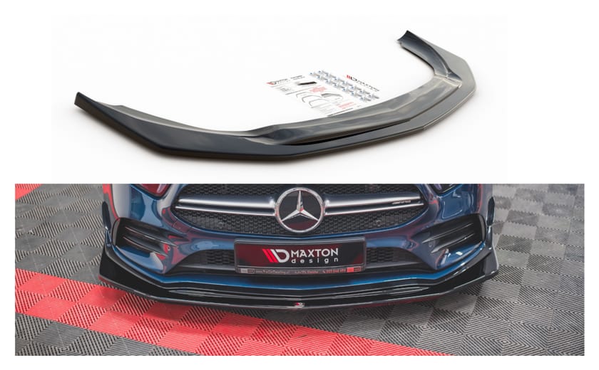 Splitter Mercedes-Benz A35 AMG Aero W177 przód v.3 Gloss Black