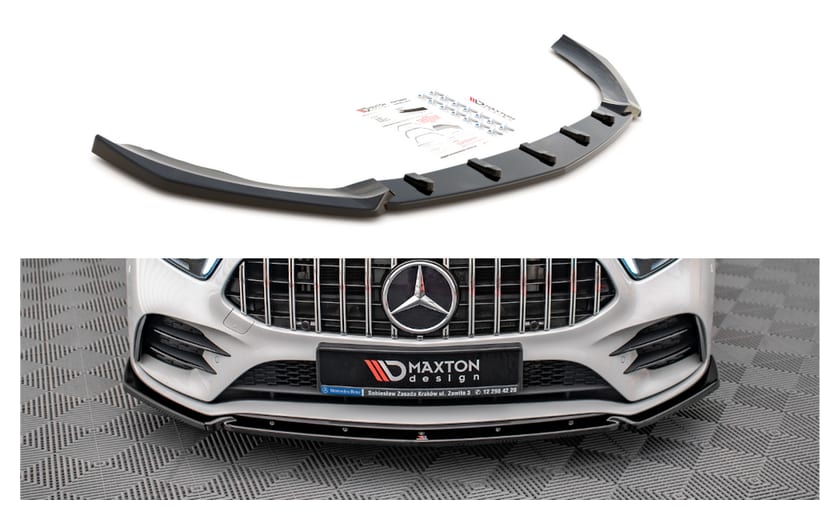 Splitter Mercedes-Benz A35 AMG W177 przód v.4 Gloss Black