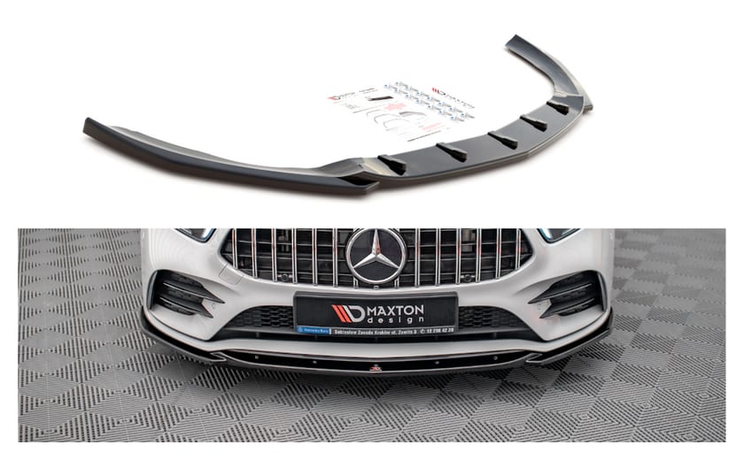Splitter Mercedes-Benz A35 AMG W177 przód v.5 Gloss Black