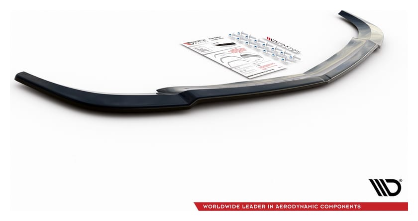 Splitter Mercedes-Benz C C204 W204 Facelift S204 Facelift przód v.3 Gloss Black