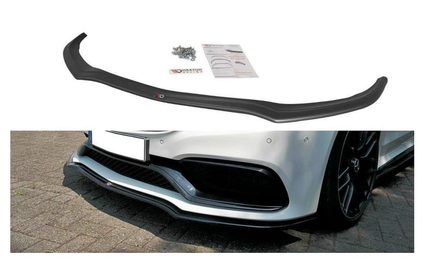 Splitter Mercedes-Benz C C205 63AMG przód v.1 Gloss Black