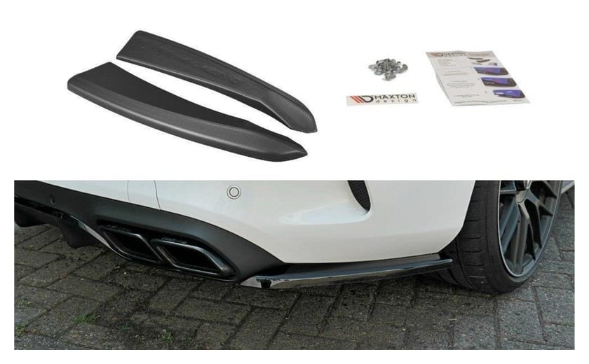 Splitter Mercedes-Benz C C205 63AMG Tył Gloss Black