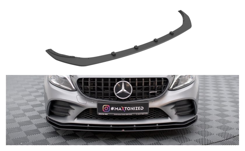 Splitter Mercedes-Benz C C205 C43 Facelift Przód Pro Black