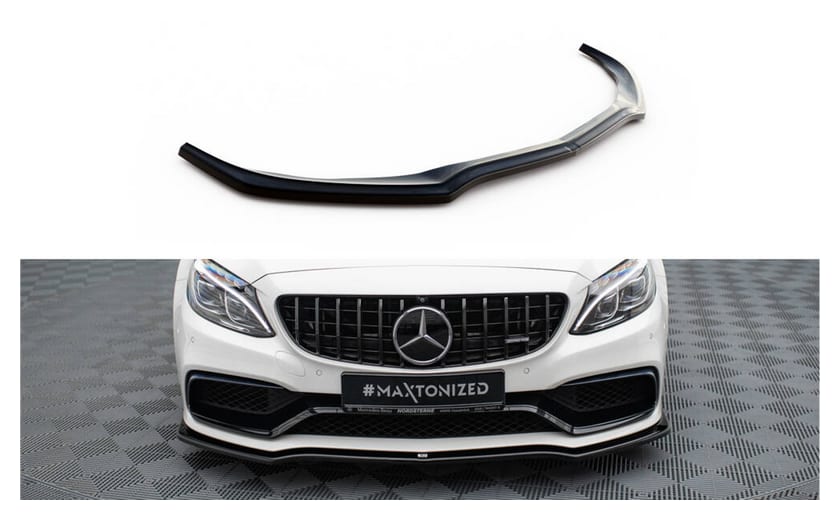 Splitter Mercedes-Benz C S205 63AMG przód v.1 Gloss Black