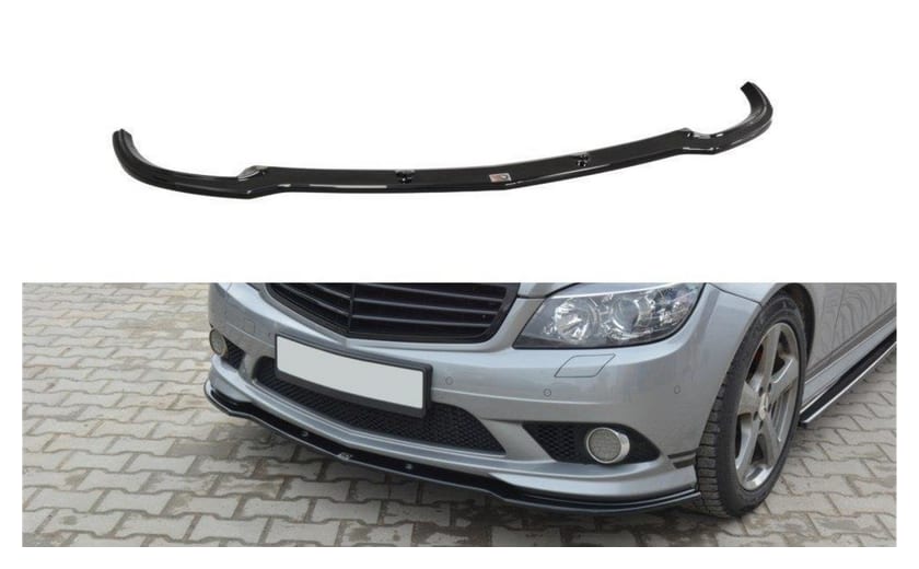 Splitter Mercedes-Benz C W204 S204 przód Gloss Black