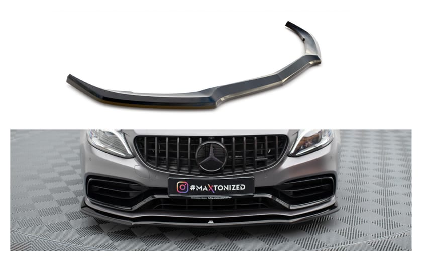 Splitter Mercedes-Benz C W205 C63 Facelift przód v.1