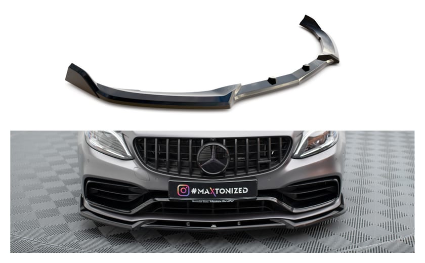 Splitter Mercedes-Benz C W205 C63 Facelift przód v.2