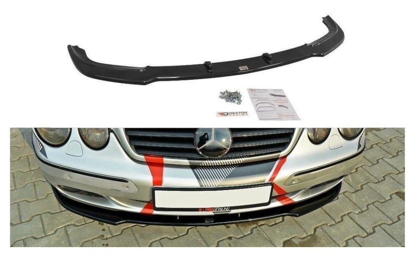 Splitter Mercedes-Benz CL C215 przód Gloss Black