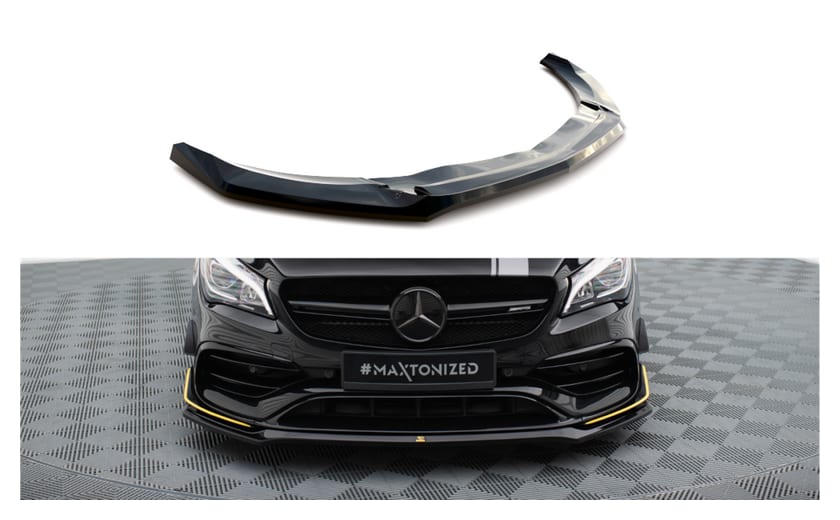 Splitter Mercedes-Benz CLA 45 Aero C117 Facelift przód v.3