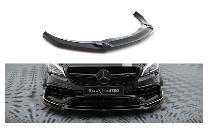 Splitter Mercedes-Benz CLA 45 Aero C117 Facelift przód v.4