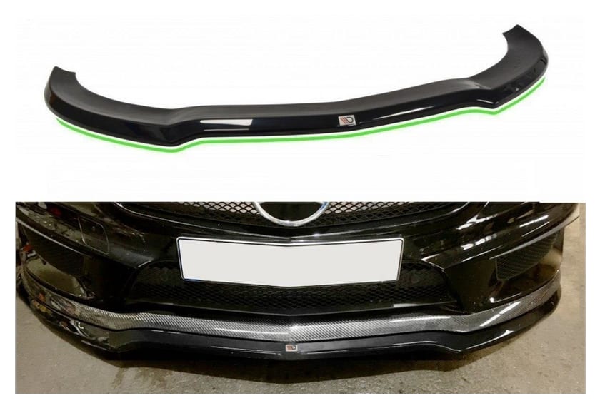 Splitter Mercedes-Benz CLA 45 AMG C117 v.1 przód Gloss Black