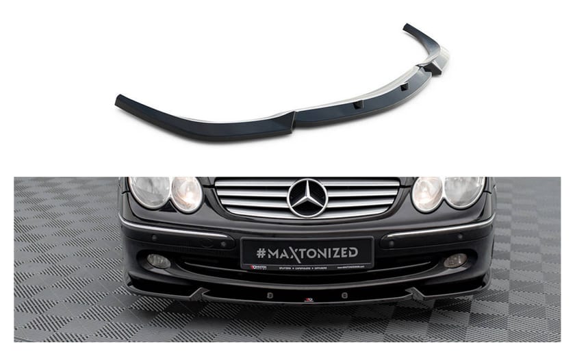 Splitter Mercedes-Benz CLK W209 przód v.2