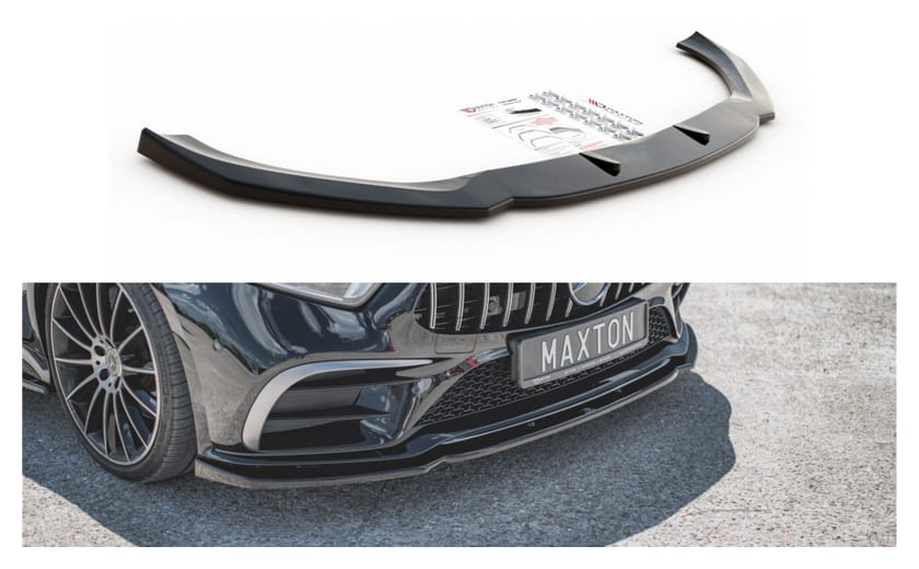 Splitter Mercedes-Benz CLS 53AMG C257 przód v.2 Gloss Black