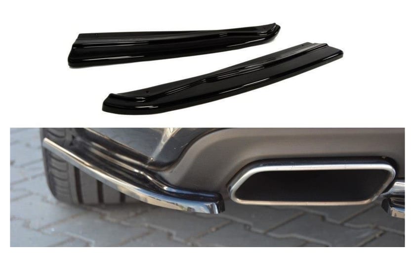 Splitter Mercedes-Benz CLS C218 AMG LINE Tył Boczne Gloss Black